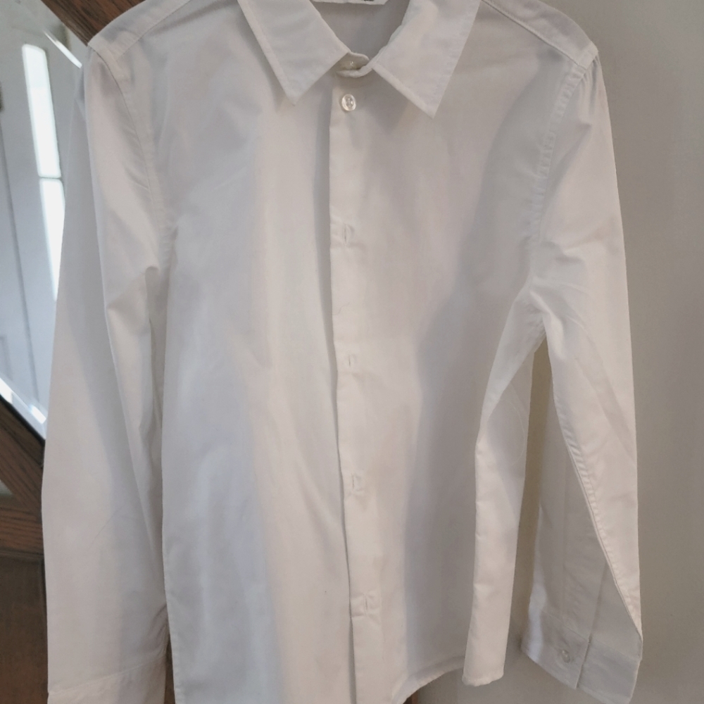 White button down